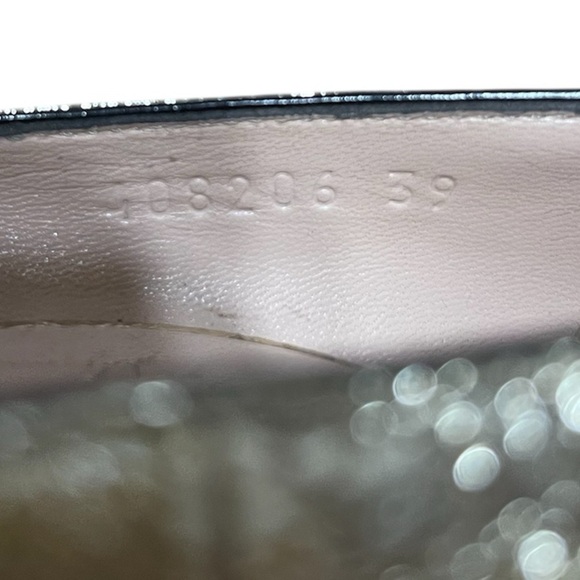 Gucci Gold Marmont Fringes High Heeled Platform Loafer Pumps - Picture 10 of 10